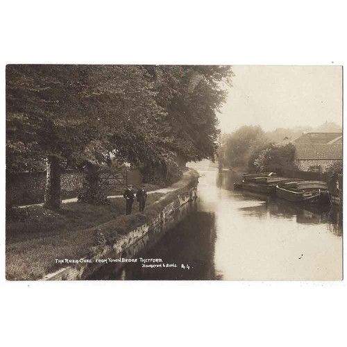 Thetford river ouse from - river, town