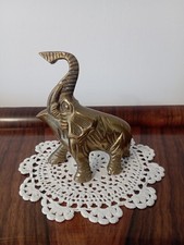 vintage brass elephant