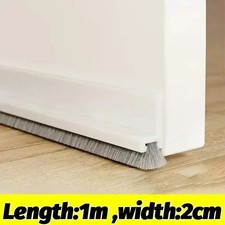 5 Meter Self adhesive Draught Excluder Brush Strip Door Window Seal Tapes UK