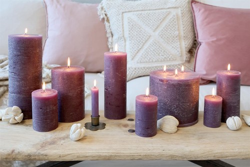Rustic dark purple pillar - dark,