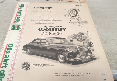 1958 wolseley original - 6/90,