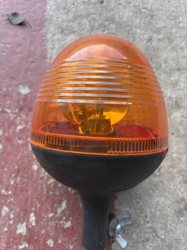 Vintage amber rotating beacon - rotating,