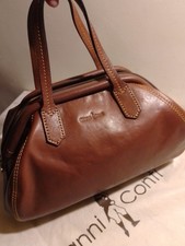 Gianni Conti Women's Gladstone Doctors  Tan Handbag New