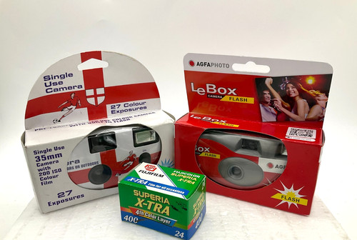 Disposable cameras and a - 2,