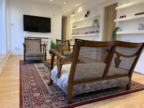 Bergere piece sofa solid - bergere,