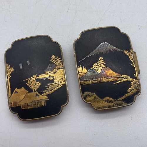 Vintage japanese black gold - black,