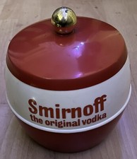 Rare Vintage Smirnoff Original Vodka Ice Bucket Circa 1960s, Made In England