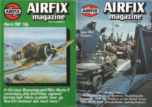 Airfix magazine bundle - airfix, x6