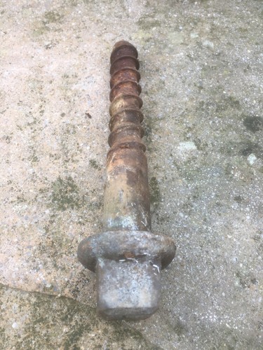 Vintage railway chair bolt - vintage,