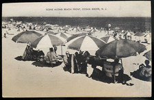 Vintage Postcard 1930's Beach