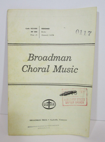 Choral sheet music for - sheet,