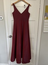 Debenhams Debut size 10 Burgundy shimmer evening dress