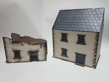 28mm WW2 Damaged Houses Set