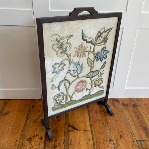 Embroidered fire screen guard - embroidered,