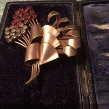 1940 Vermeil Brooch In Style