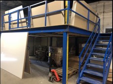 MEZZANINE FLOORING - 9 METRES LENGHT 5 METRES DEPTH 2.4 METRES HEIGHT 550KG/M