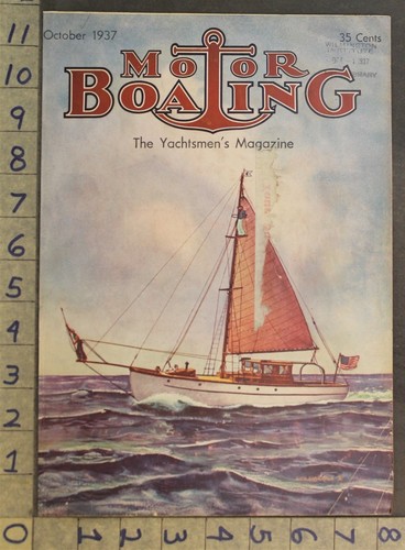 1937 motor sailboat - 1937,