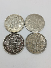 King George VI Half Crown Coins 1946 1948 1951 4 Pieces   CN7 P725