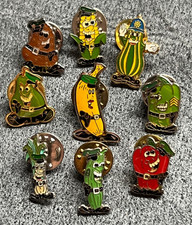 RUC/PSNI/POLICE 9 X FRUIT & VEG CONSTABLES ETC. PIN BADGES.    WILL NOT SEPARATE