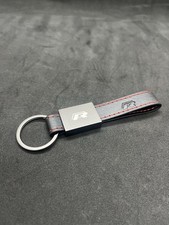 VW Golf R Key Chain Golf Accessories Gift Fob Cover Genuine Leather Black New