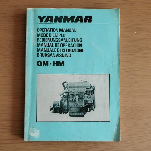 Yanmar operation manual model - manual,