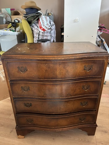 Vintage serpentine chest - vintage,