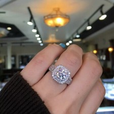 3.10 Ct Round Cut Diamond Halo