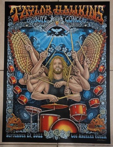 Taylor hawkins tribute ticket - taylor,
