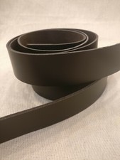 DARK BROWN LEATHER 127cm 50"+ LONG BELT BLANK 2.5mm COWHIDE STRIP LEATHER STRAP 