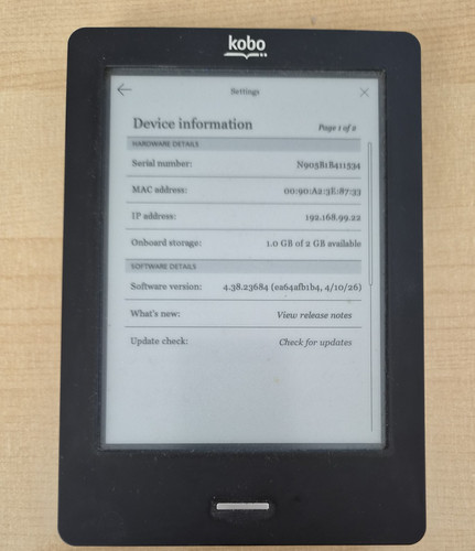 Kobo touch edition ebook - kobo,