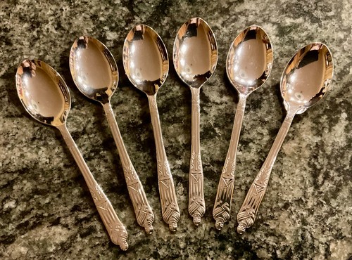 Set vintage chrome plated - 6,