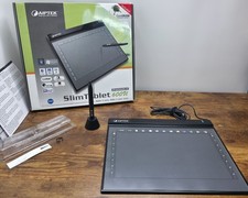 Aiptek Slim Tablet 600u Premium II With Pen & Accessories Tested And Working 