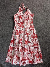 Promod Midi Dress Size 12 Red
