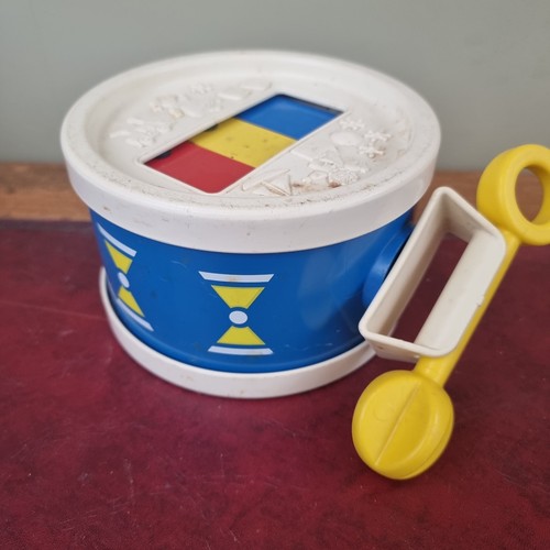 Vintage fisher price - fisher, drum