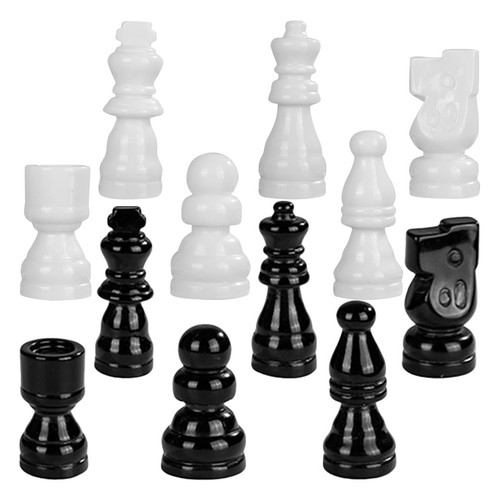 Assorted color resin chessman - assorted,