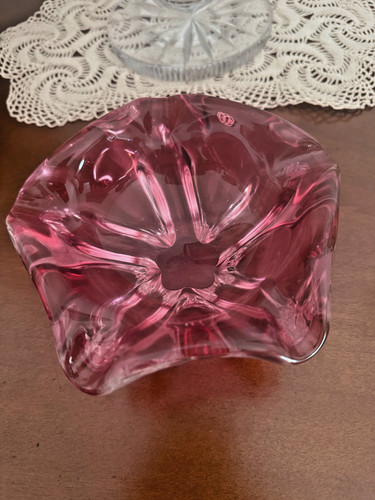 Vintage pink submerged - pink, murano