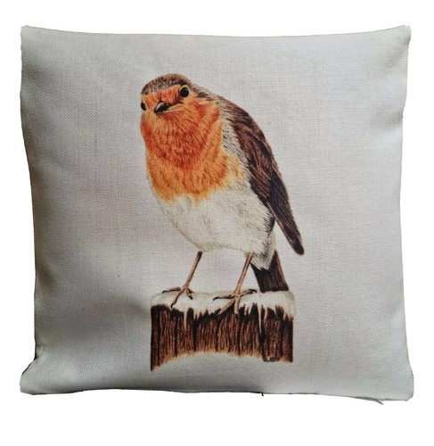 Robin cushion cover - cushion,