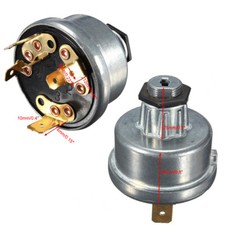 Tractor Ignition Switch With 2 Keys For Lucas Messey Ferguson Universal 