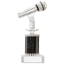 Silver and Black Microphone