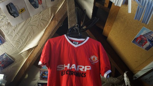 Man utd retro 1983 football - man,