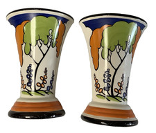 Wade Japanese Garden Wall Pocket Planters Pair - The Gallery Collection