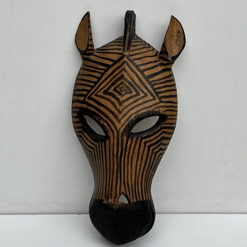 Hand carved and painted wooden - carved,