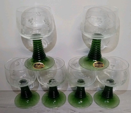 Vintage oberau glass - vintage, green