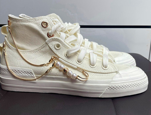 Adidas nizza white canvas - nizza,