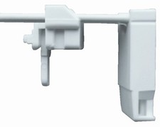 Swish Metal Extension Brackets, White, for Swish Leverlock Bracket system