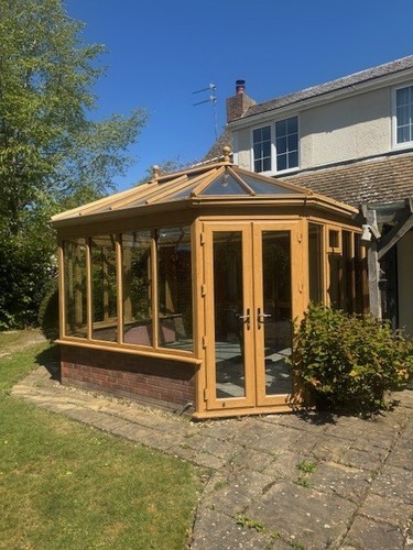 Large light oak upvc - light,