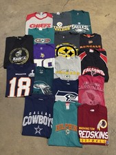 Lot 17pc NFL Team Shirts