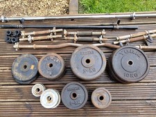 Home Gym Equipment Set. Bowflex adjustable. mirafit. cast iron. weights 