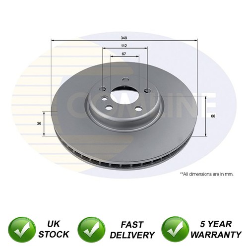 Brake disc front - front, rear
