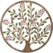 Large rustic berry tree metal - berry,